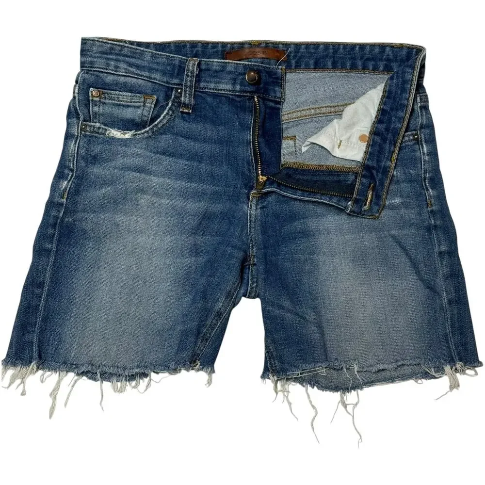Joe's Cutoff Jean Shorts Loose Boyfriend Distressed 24